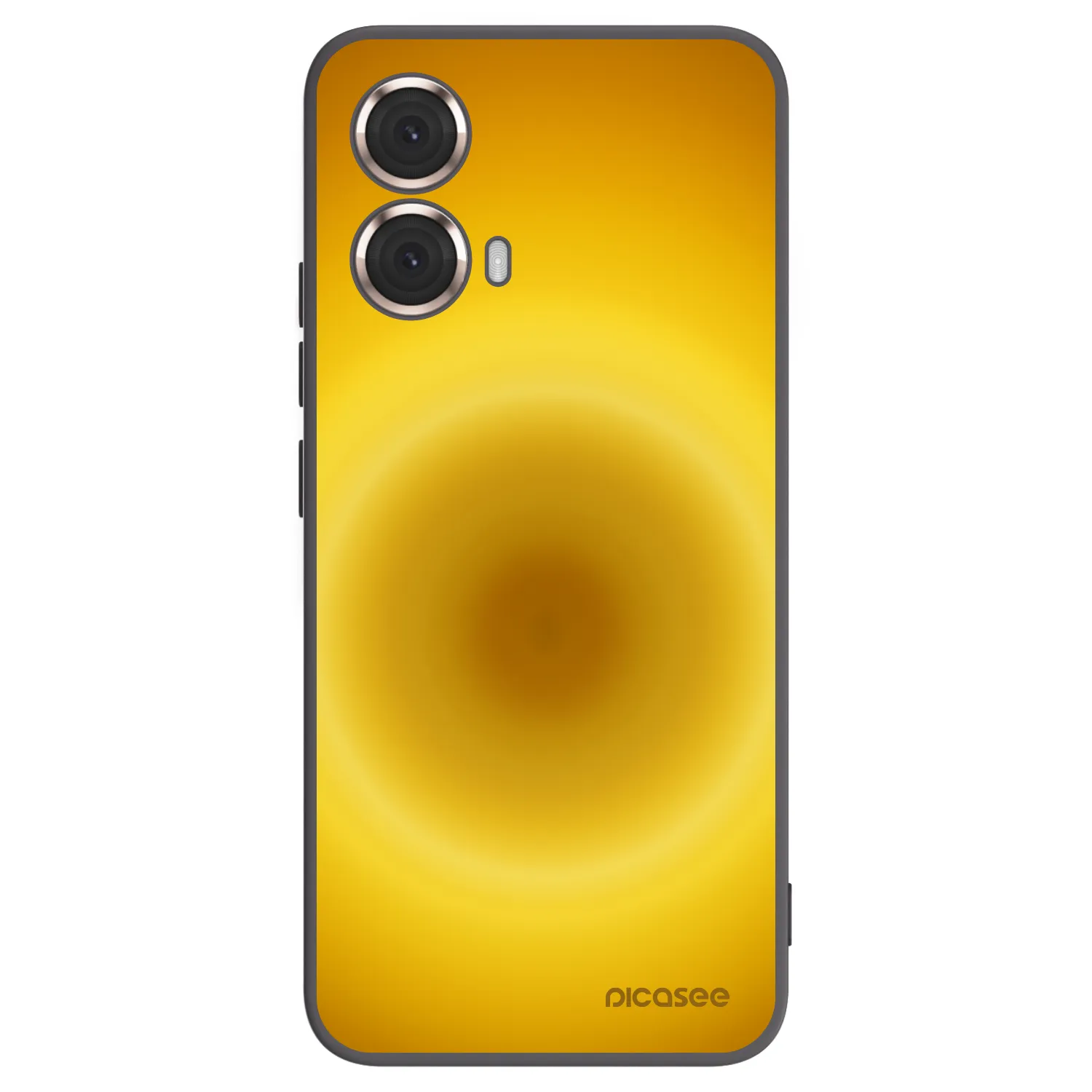 Picasee silikonski črni ovitek za Motorola Moto G85 - Solar Pulse