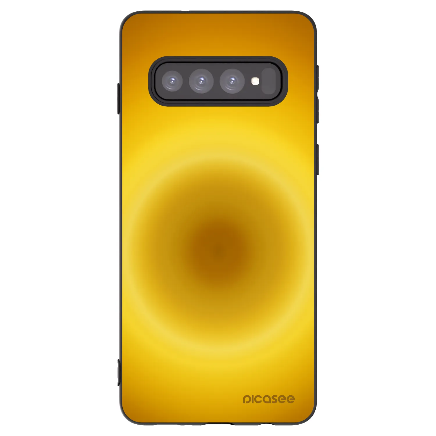 Picasee silikonski črni ovitek za Samsung Galaxy S10 G973 - Solar Pulse