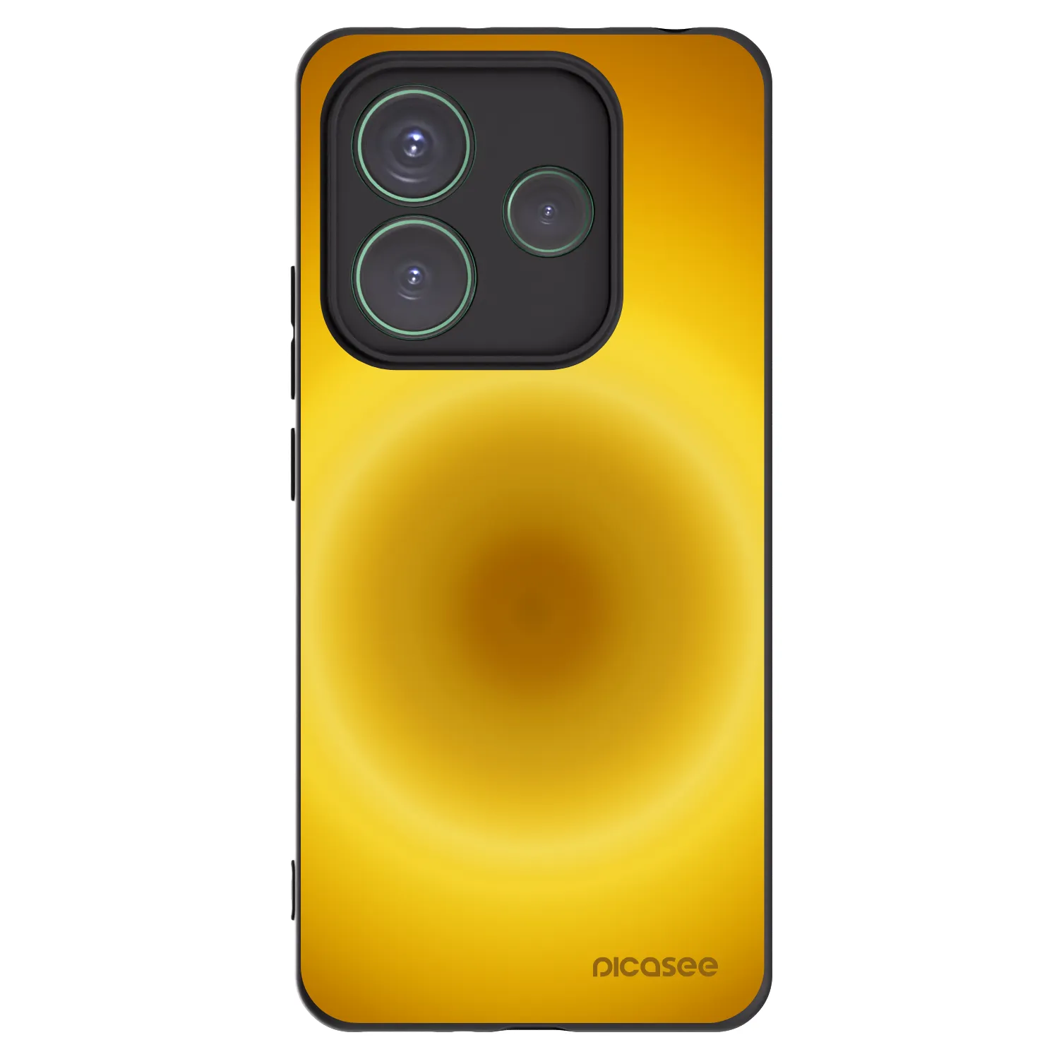 Picasee silikonski črni ovitek za Xiaomi Redmi Note 14 5G - Solar Pulse