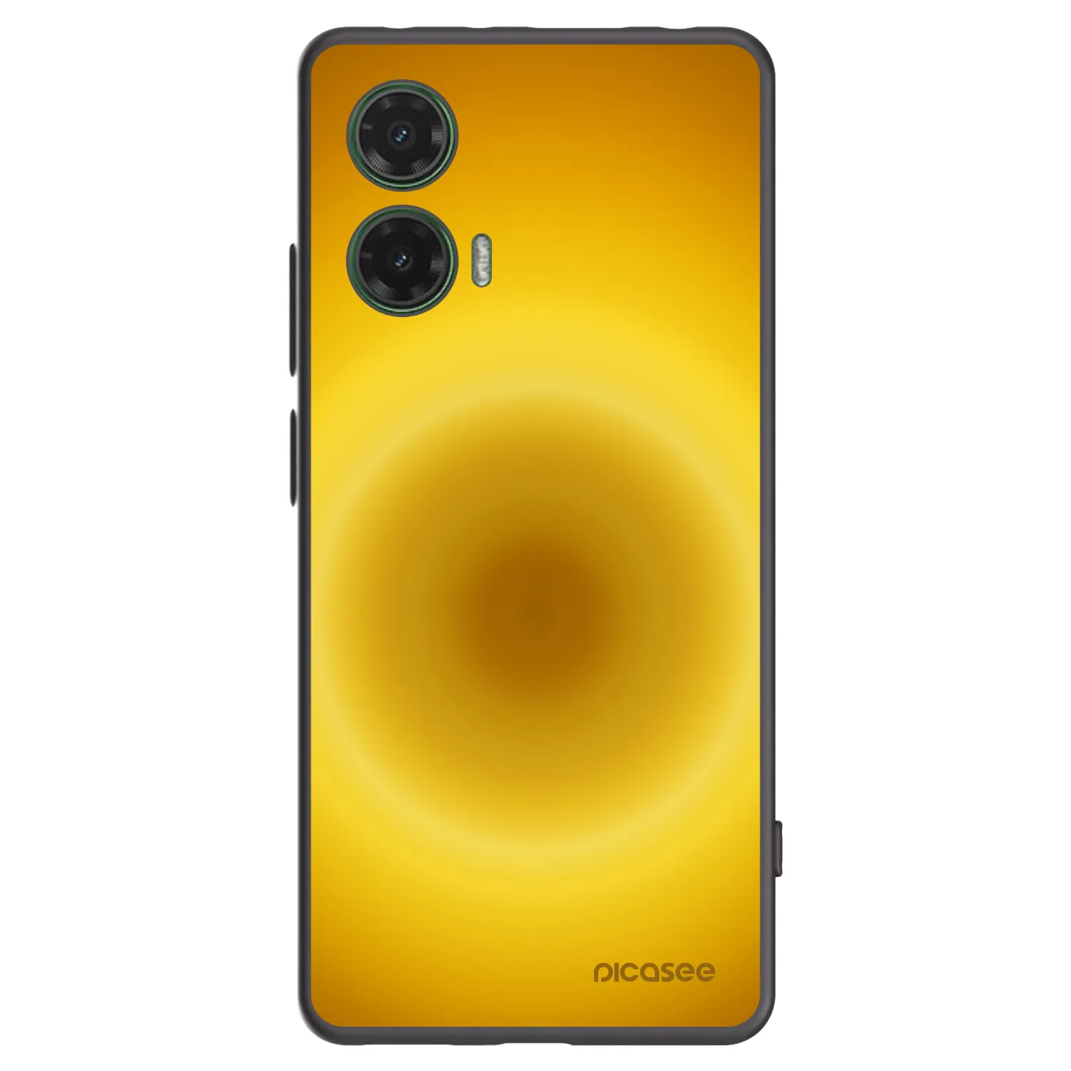 Picasee silikonski črni ovitek za Motorola Moto G35 5G - Solar Pulse
