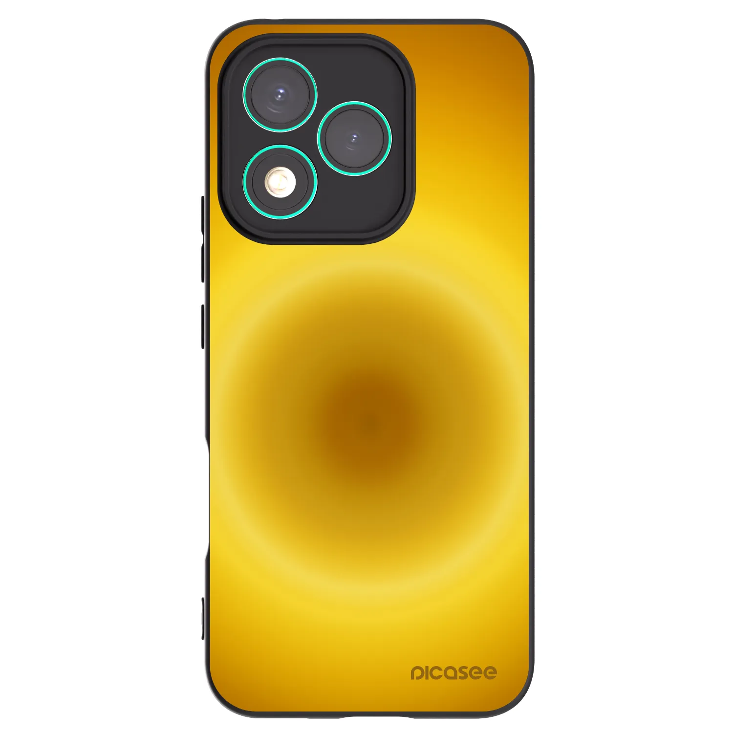 Picasee silikonski črni ovitek za Honor 400 Lite 5G - Solar Pulse