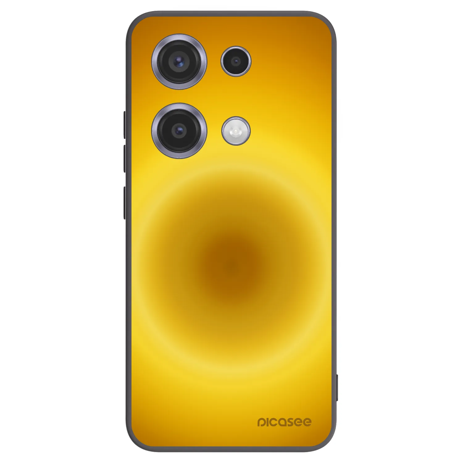 Picasee silikonski črni ovitek za Xiaomi Redmi Note 14S - Solar Pulse