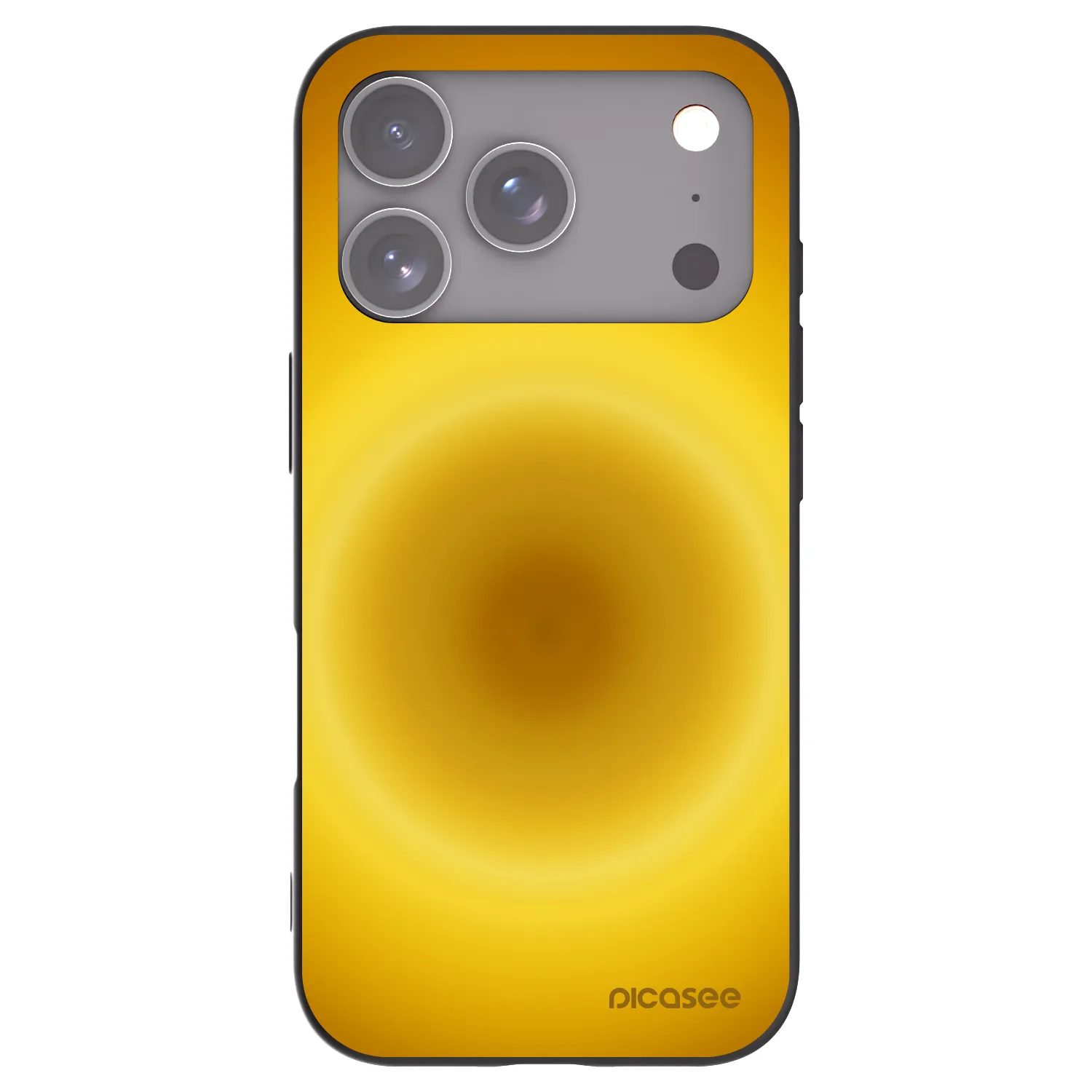 Picasee silikonski črni ovitek za Apple iPhone 17 Pro - Solar Pulse