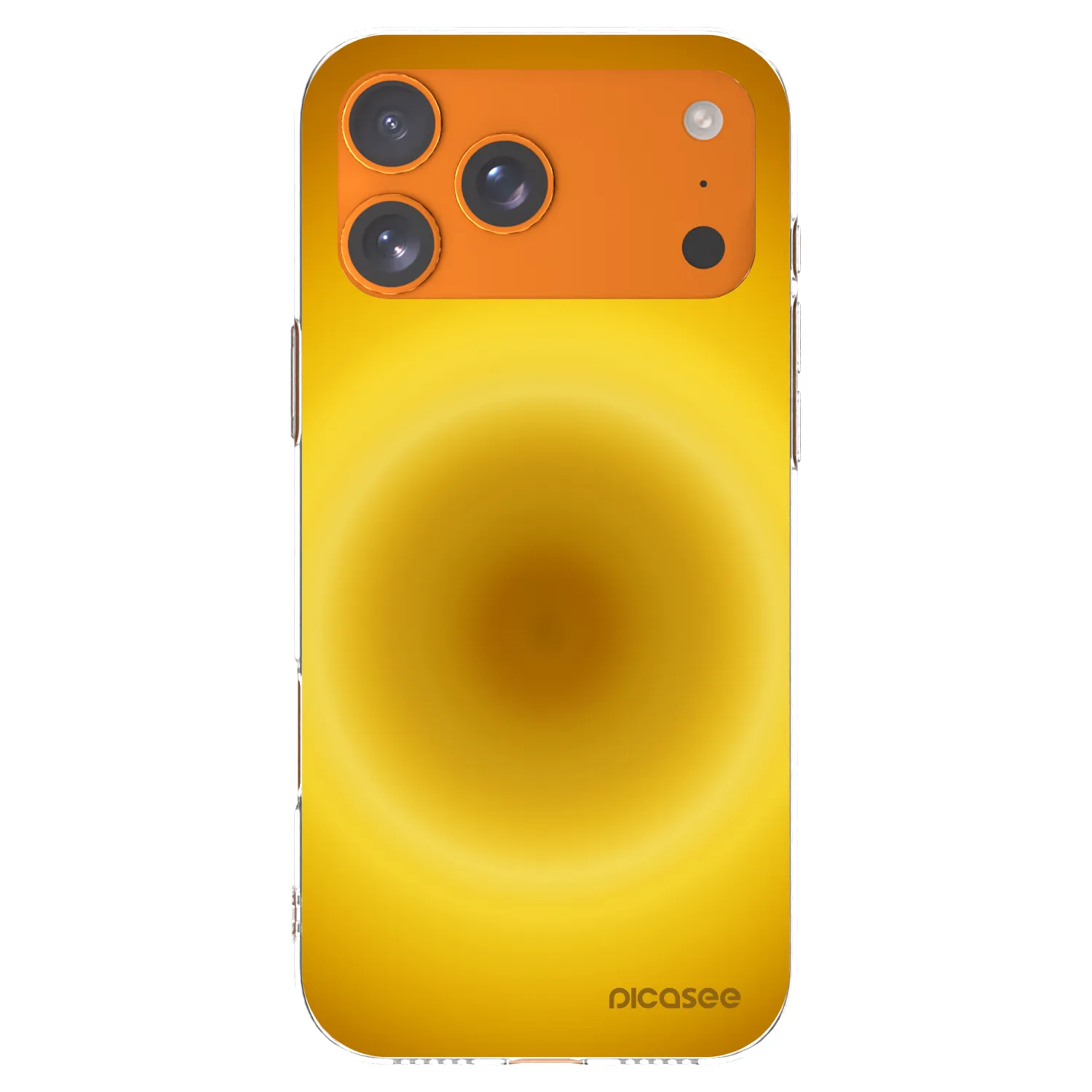 Picasee silikonski prozorni ovitek za Apple iPhone 17 Pro Max - Solar Pulse