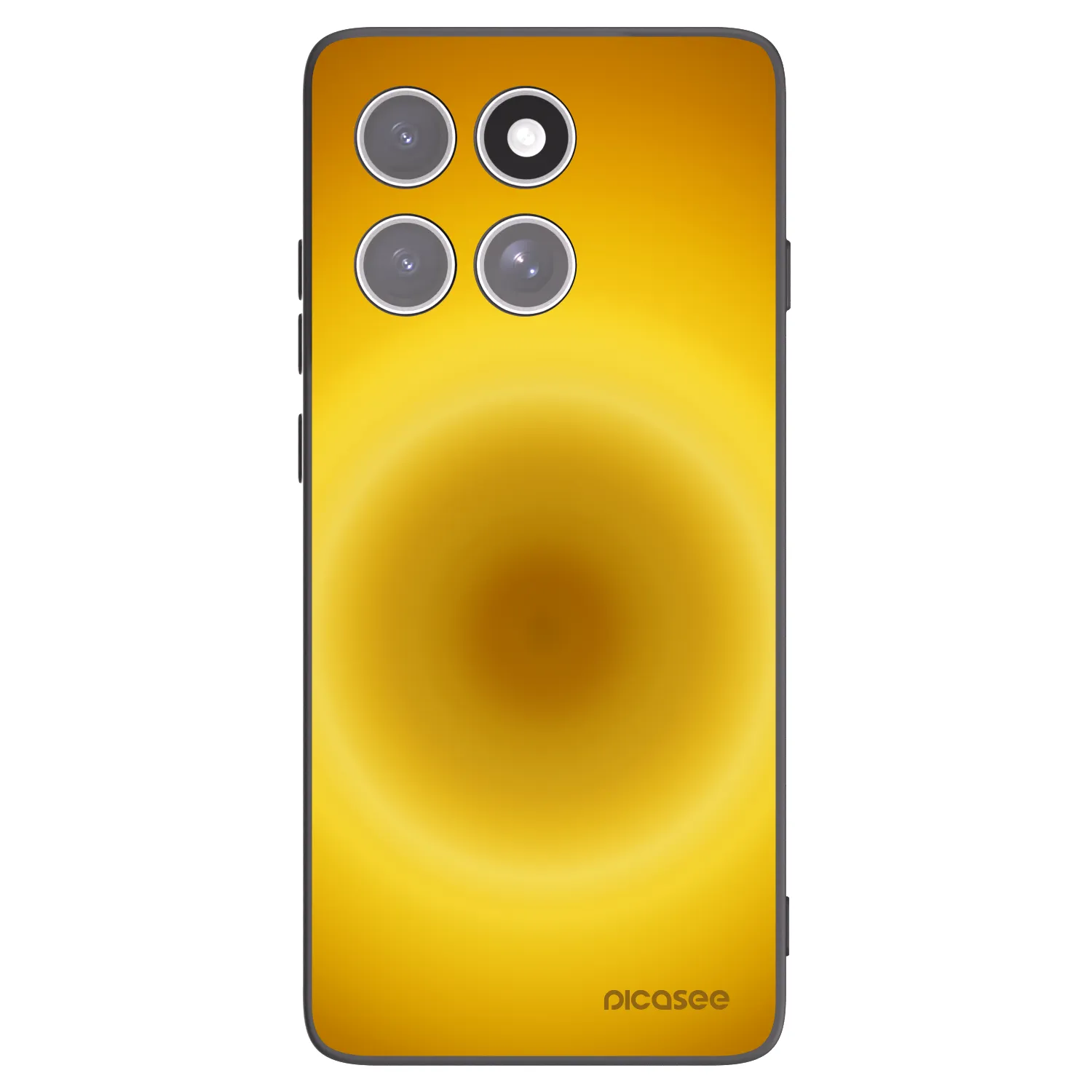 Picasee silikonski črni ovitek za Motorola Edge 60 Pro - Solar Pulse