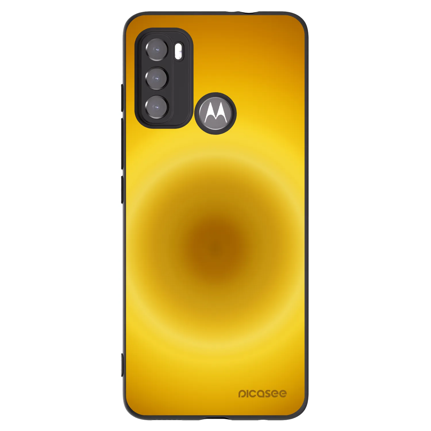 Picasee silikonski črni ovitek za Motorola Edge 60 5G - Solar Pulse