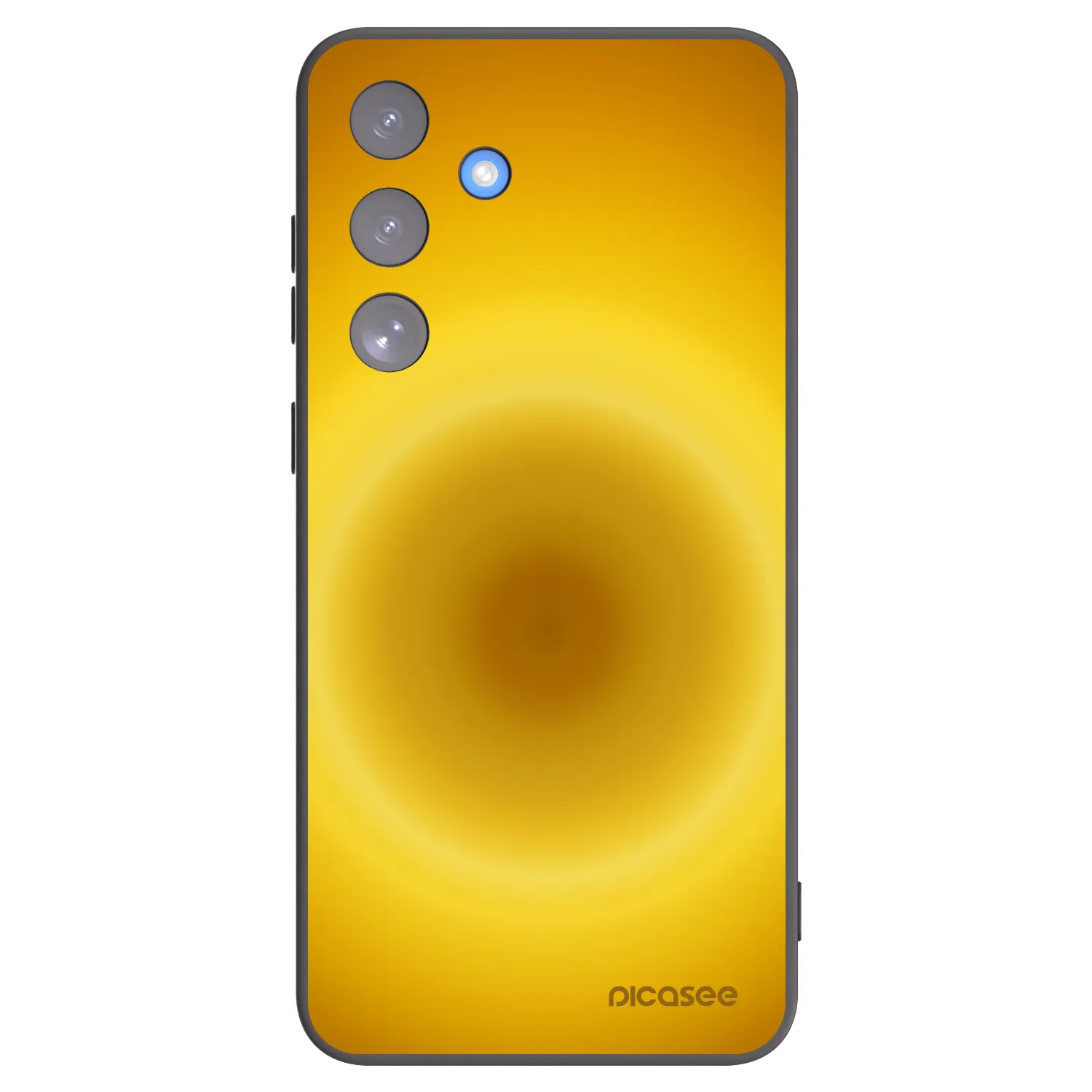 Picasee silikonski črni ovitek za Samsung Galaxy S25 FE 5G - Solar Pulse