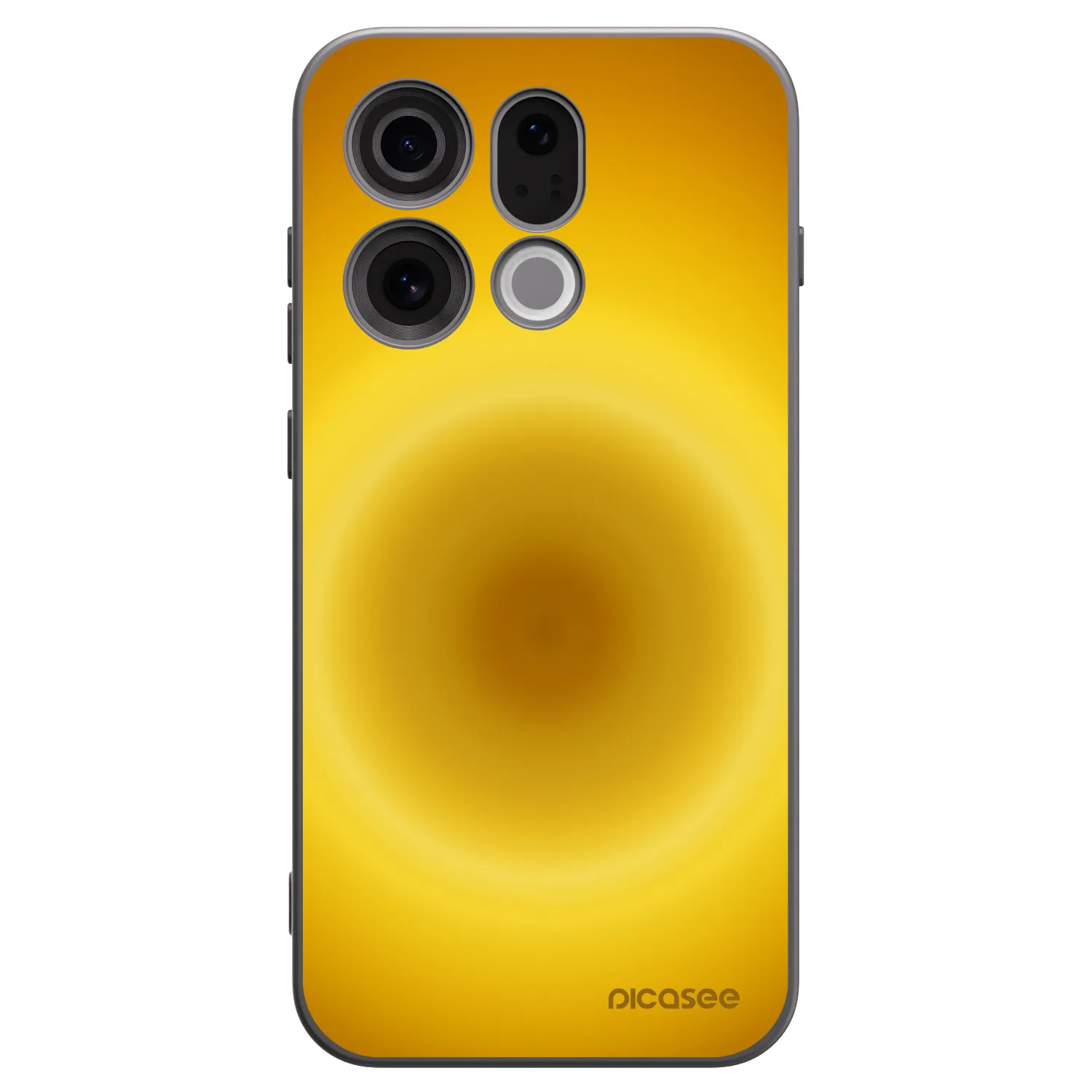 Picasee silikonski črni ovitek za OPPO Find X9 - Solar Pulse