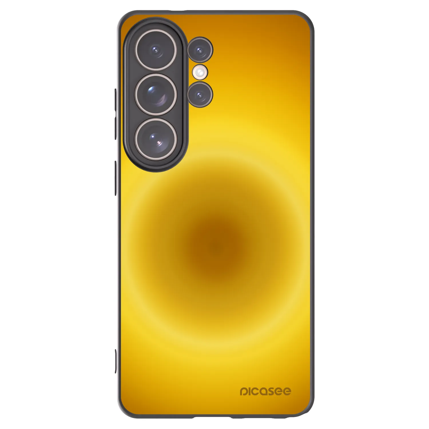 Picasee silikonski črni ovitek za Samsung Galaxy S26 Ultra - Solar Pulse