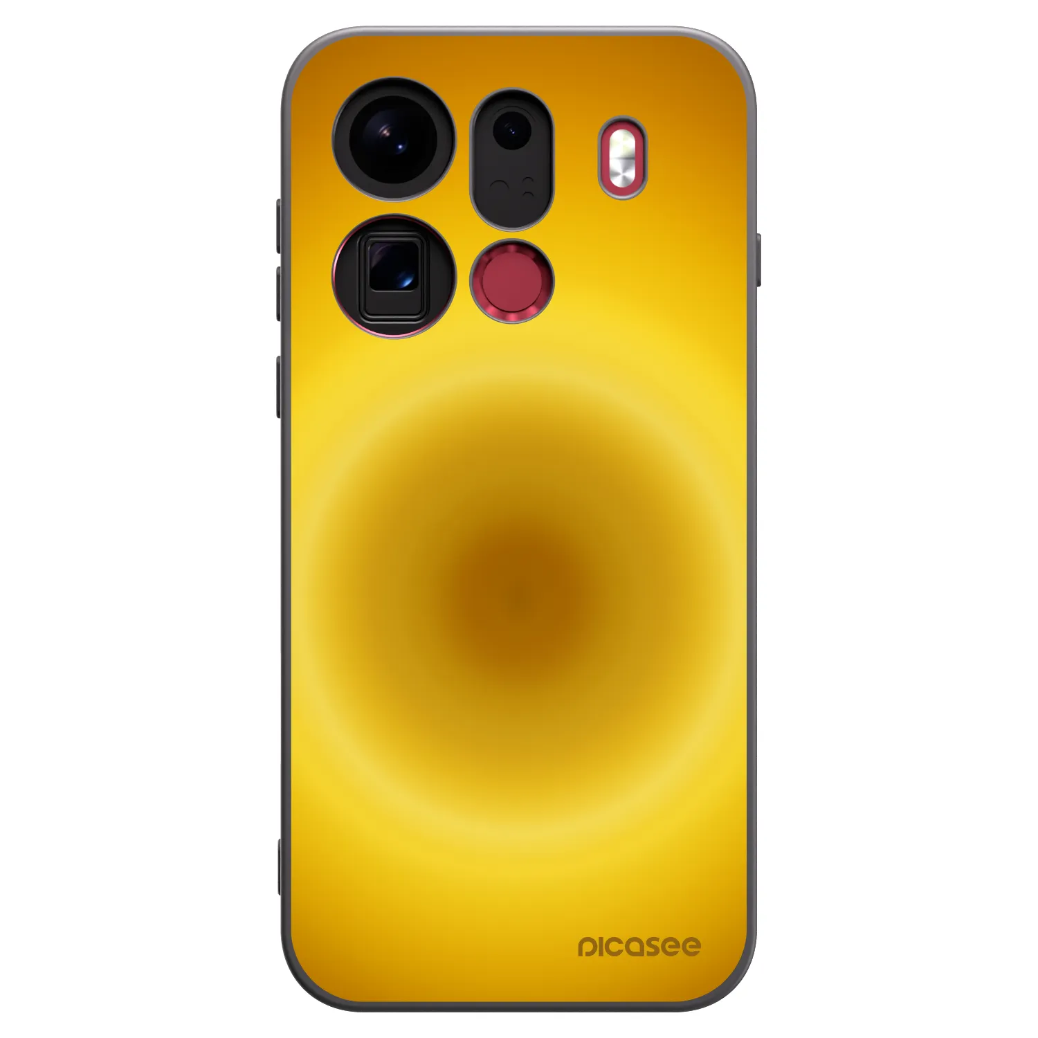 Picasee silikonski črni ovitek za OPPO Find X9 Pro - Solar Pulse