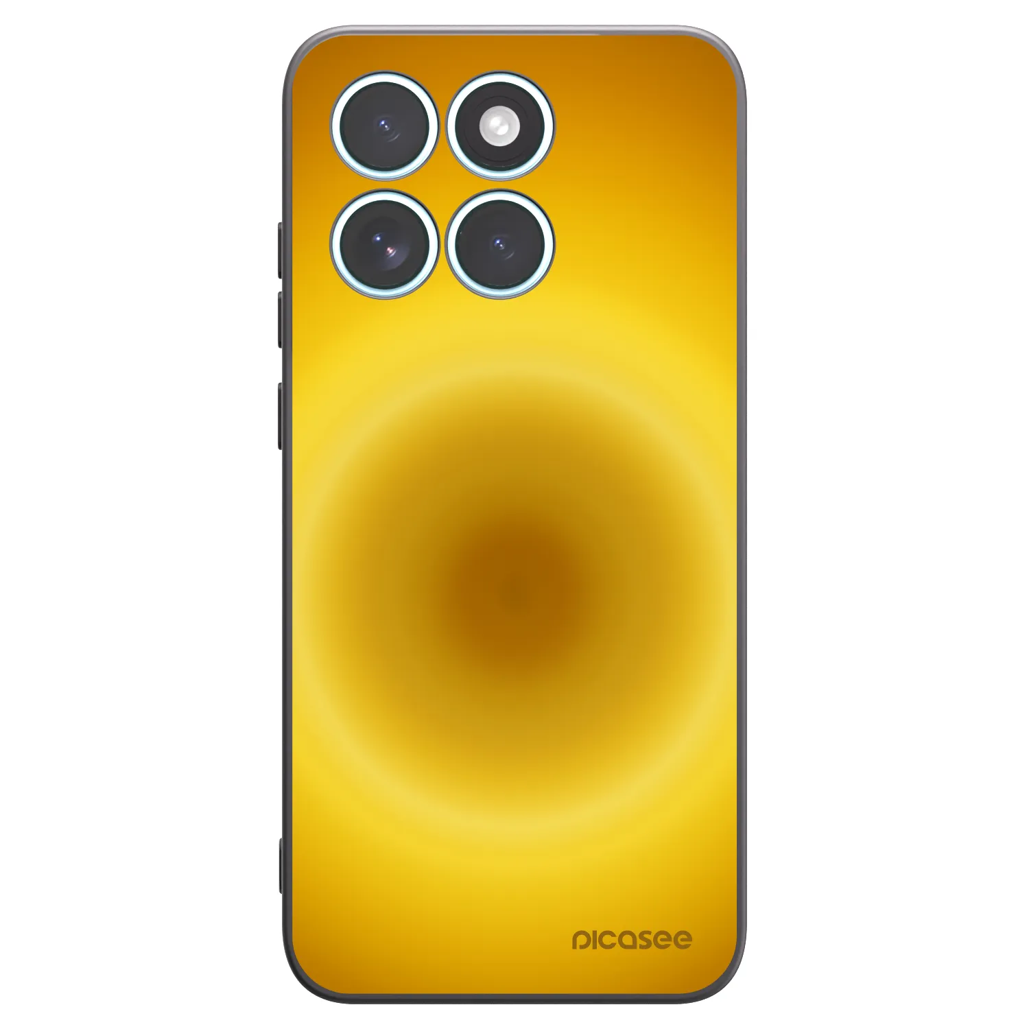 Picasee silikonski črni ovitek za Motorola Edge 70 Fusion - Solar Pulse