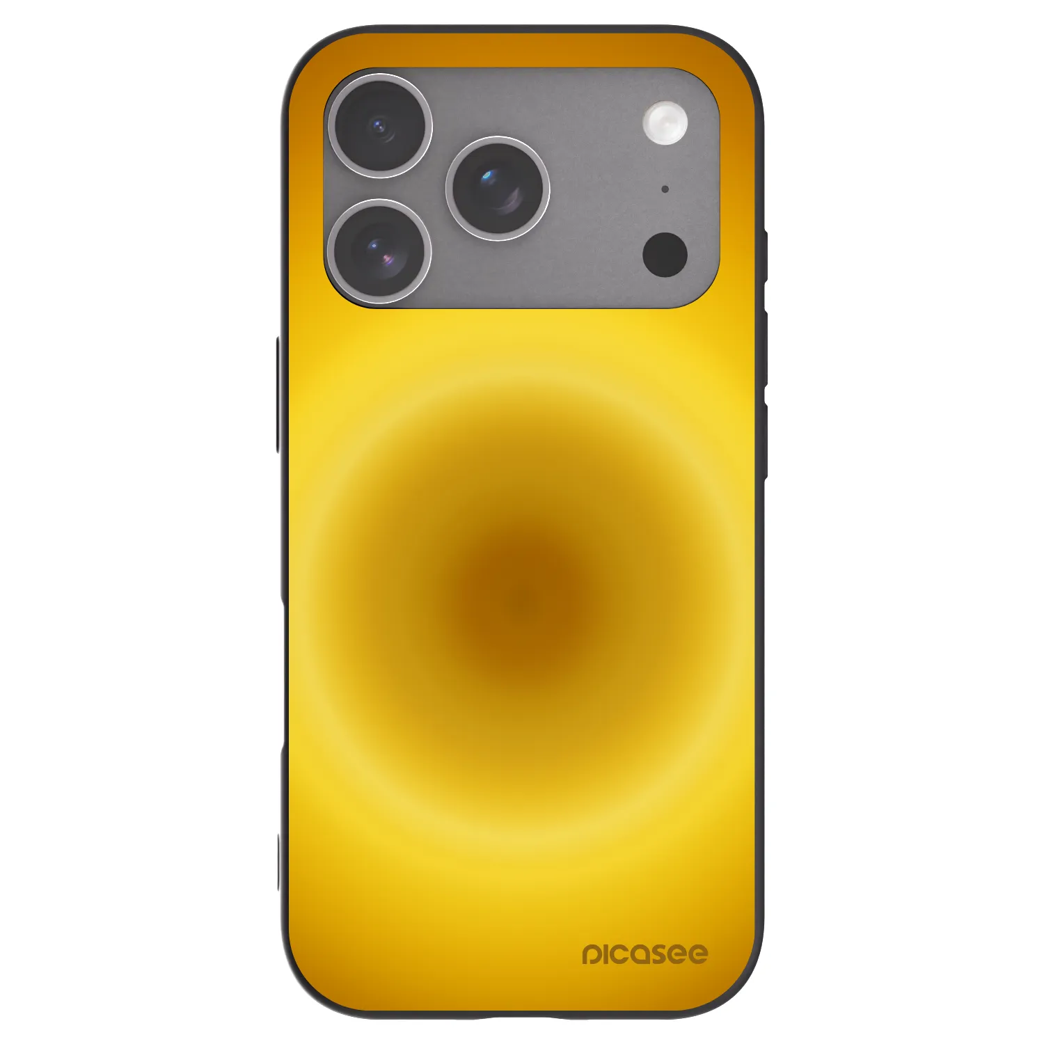 Picasee silikonski črni ovitek za Apple iPhone 18 Pro - Solar Pulse