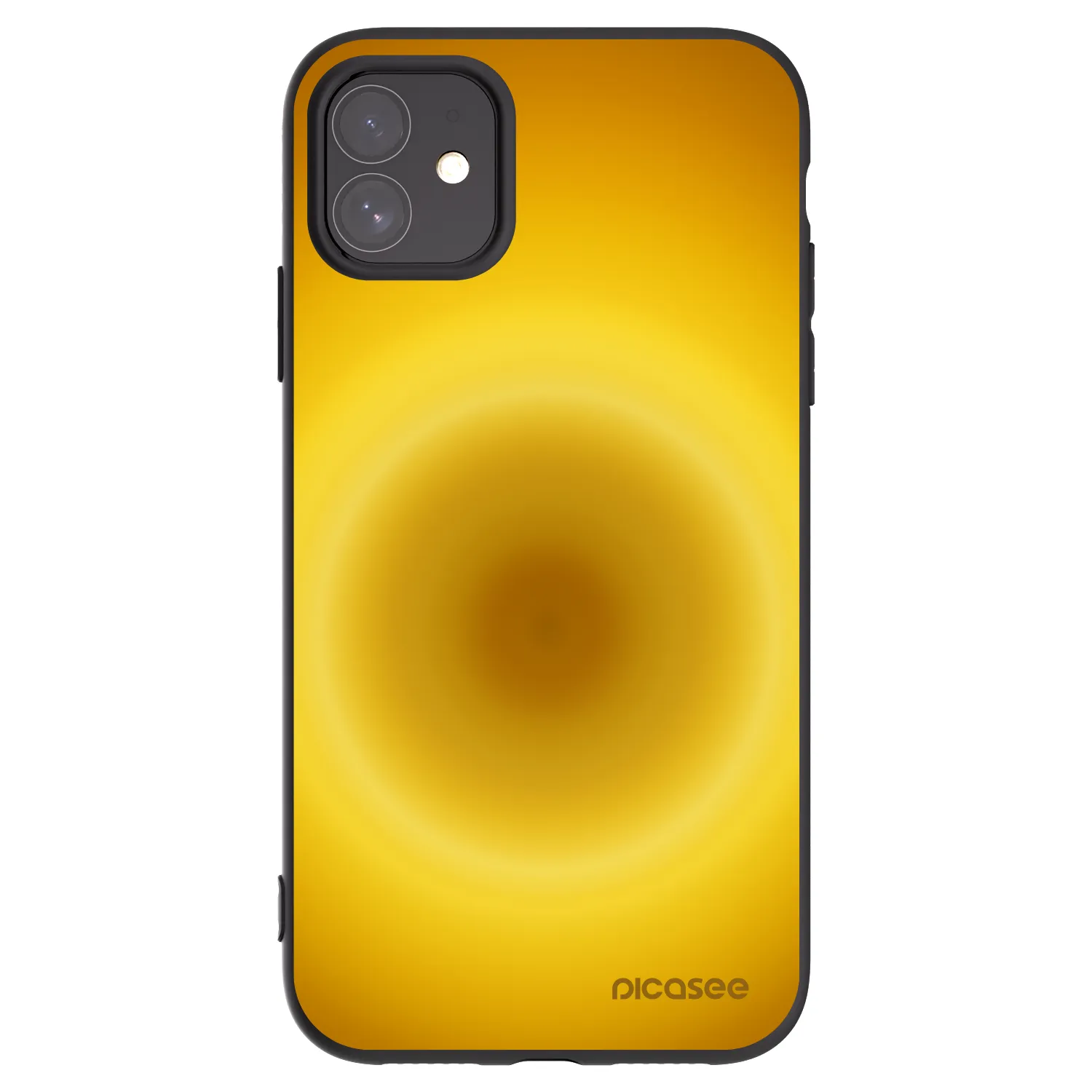 Picasee silikonski črni ovitek za Apple iPhone 11 - Solar Pulse