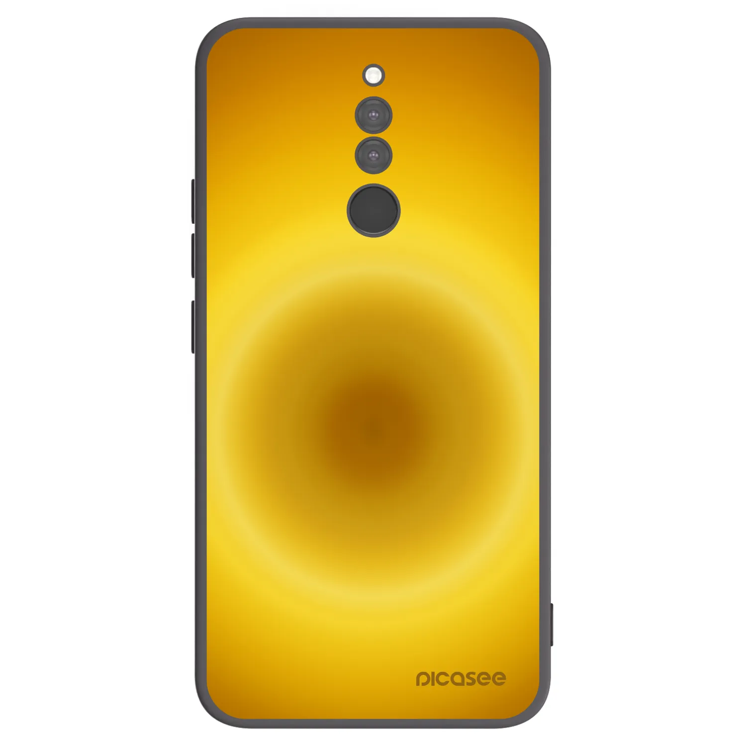 Picasee silikonski črni ovitek za Xiaomi Redmi 8 - Solar Pulse