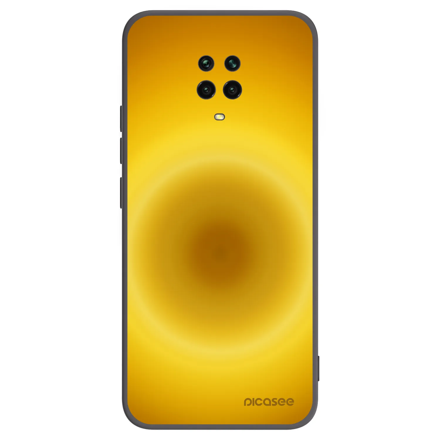 Picasee silikonski črni ovitek za Xiaomi Redmi Note 9 Pro - Solar Pulse