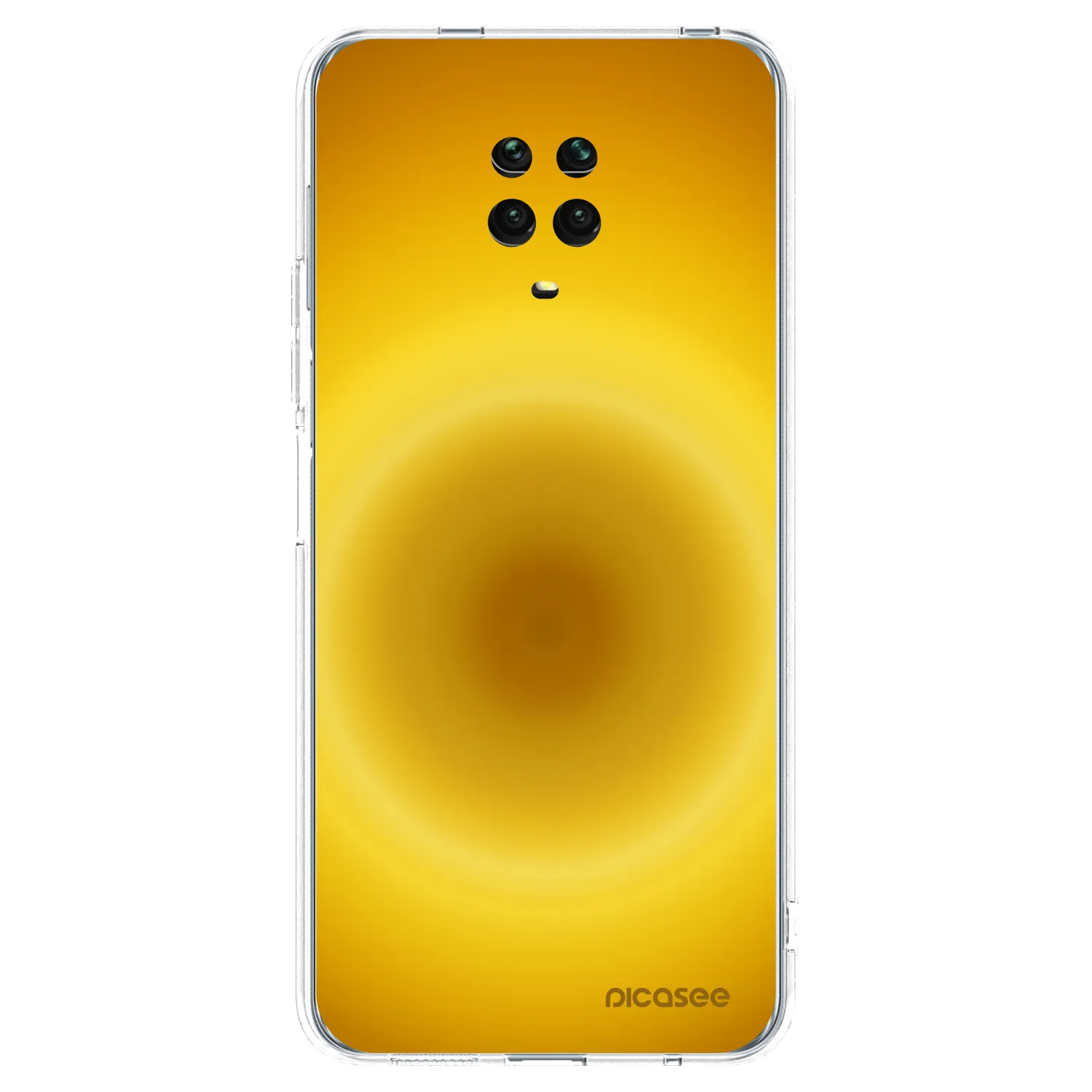 Picasee silikonski prozorni ovitek za Xiaomi Redmi Note 9S - Solar Pulse