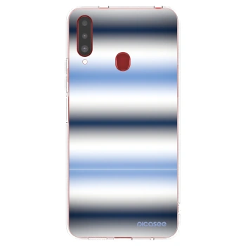 Picasee silikonski prozorni ovitek za Samsung Galaxy A20s - Static Lines