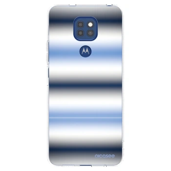 Picasee silikonski prozorni ovitek za Motorola Moto G9 Play - Static Lines
