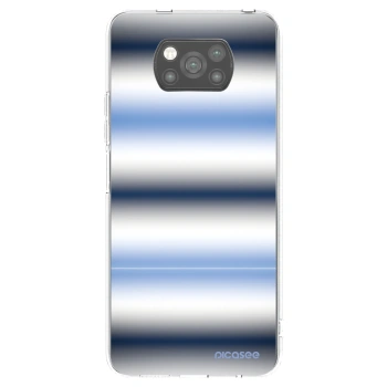 Picasee silikonski črni ovitek za Xiaomi Poco X3 Pro - Static Lines