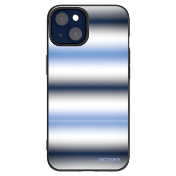 Picasee silikonski črni ovitek za Apple iPhone 14 - Static Lines