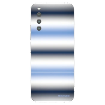 Picasee silikonski prozorni ovitek za Sony Xperia 10 IV 5G - Static Lines