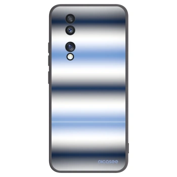 Picasee silikonski črni ovitek za Honor 70 - Static Lines