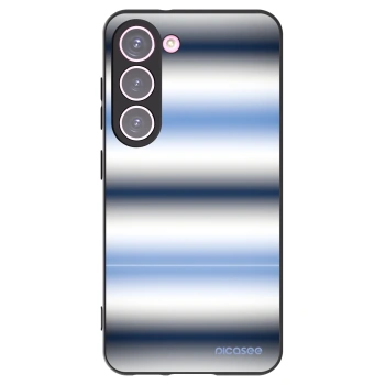 Picasee silikonski črni ovitek za Samsung Galaxy S23 5G - Static Lines