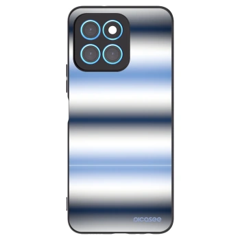 Picasee silikonski črni ovitek za Honor X8 5G - Static Lines