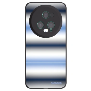 Picasee silikonski črni ovitek za Honor Magic5 Pro - Static Lines