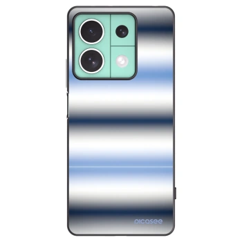 Picasee silikonski črni ovitek za Xiaomi Redmi Note 13 5G - Static Lines
