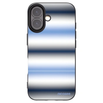 Picasee silikonski črni ovitek za Apple iPhone 16 - Static Lines