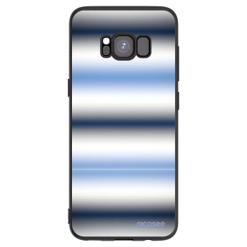 Picasee silikonski črni ovitek za Samsung Galaxy S8 G950F - Static Lines