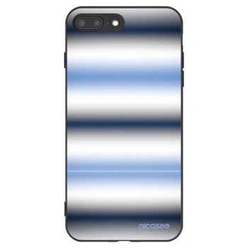 Picasee silikonski črni ovitek za Apple iPhone 7 Plus - Static Lines