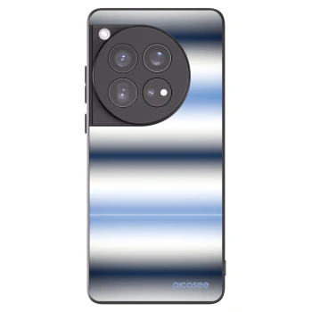 Picasee silikonski črni ovitek za OnePlus 12 5G - Static Lines