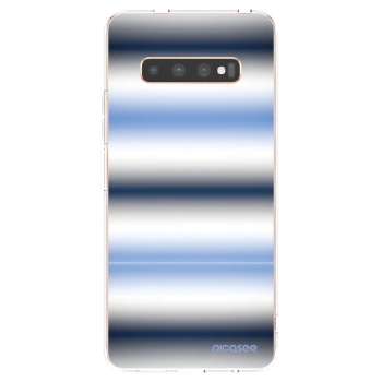 Picasee silikonski prozorni ovitek za Samsung Galaxy S10 Plus G975 - Static Lines