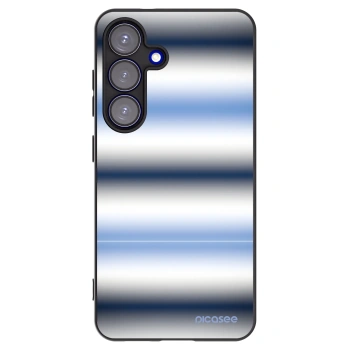 Picasee silikonski črni ovitek za Samsung Galaxy S25 5G - Static Lines