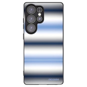 Picasee silikonski črni ovitek za Samsung Galaxy S25 Ultra 5G - Static Lines