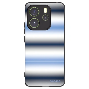 Picasee silikonski črni ovitek za Xiaomi Redmi Note 14 4G - Static Lines