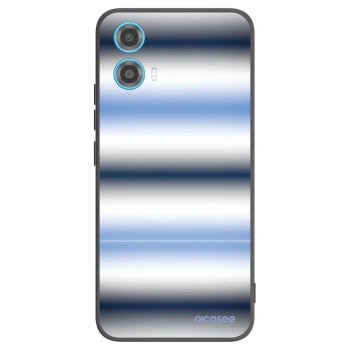 Picasee silikonski črni ovitek za Motorola Moto G34 5G - Static Lines