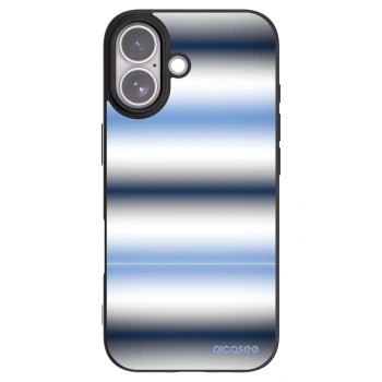 Picasee silikonski črni ovitek za Apple iPhone 17 - Static Lines