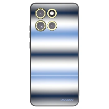 Picasee silikonski črni ovitek za Motorola Moto G86 Power 5G - Static Lines