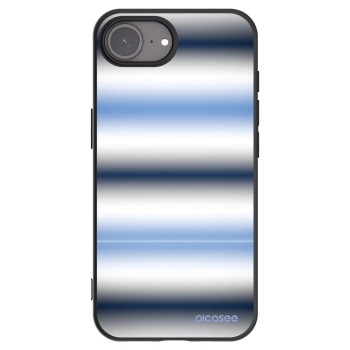 Picasee silikonski črni ovitek za Apple iPhone 17e - Static Lines