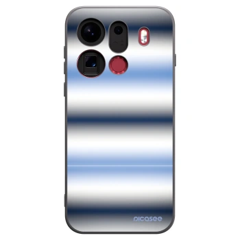 Picasee silikonski črni ovitek za OPPO Find X9 Pro - Static Lines