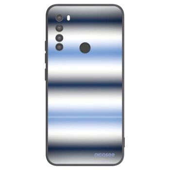 Picasee silikonski črni ovitek za Xiaomi Redmi Note 8 - Static Lines