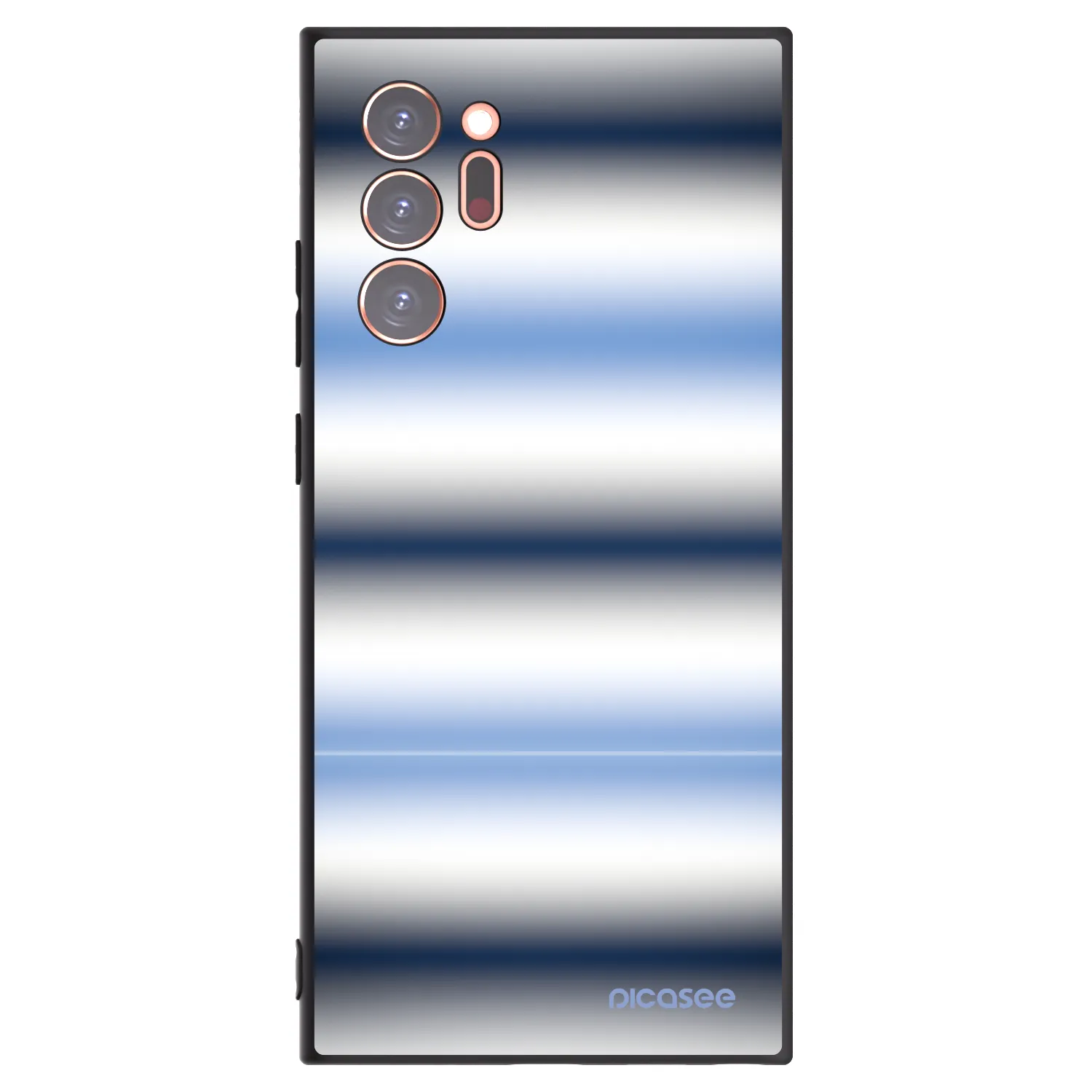 Picasee silikonski črni ovitek za Samsung Galaxy Note 20 Ultra - Static Lines