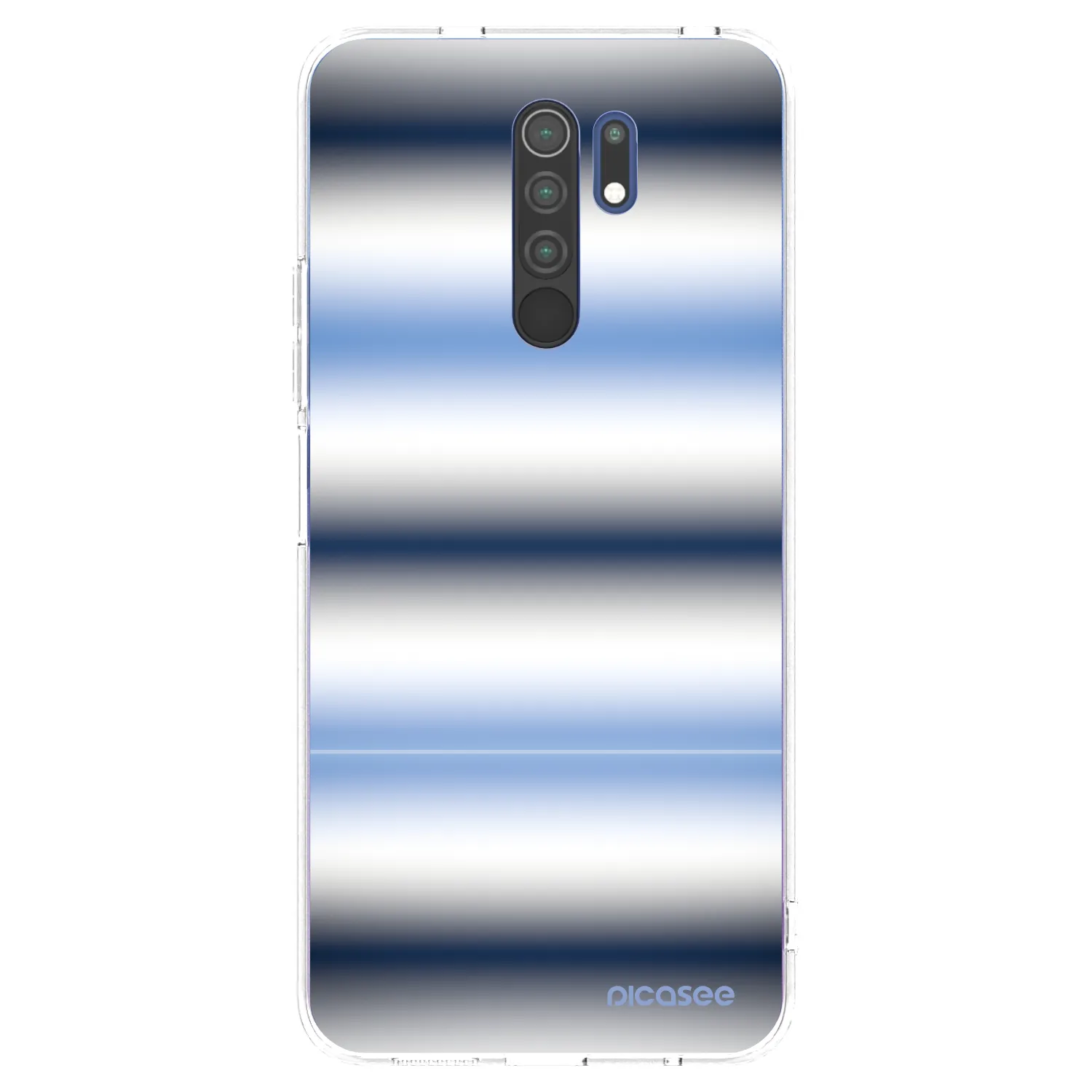 Picasee silikonski prozorni ovitek za Xiaomi Redmi 9 - Static Lines