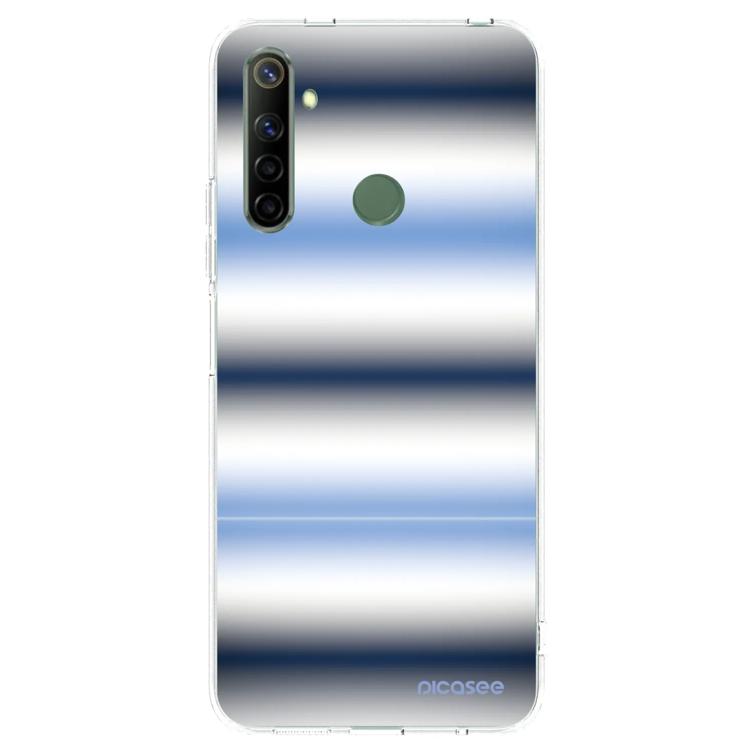 Picasee silikonski prozorni ovitek za Realme 6i - Static Lines