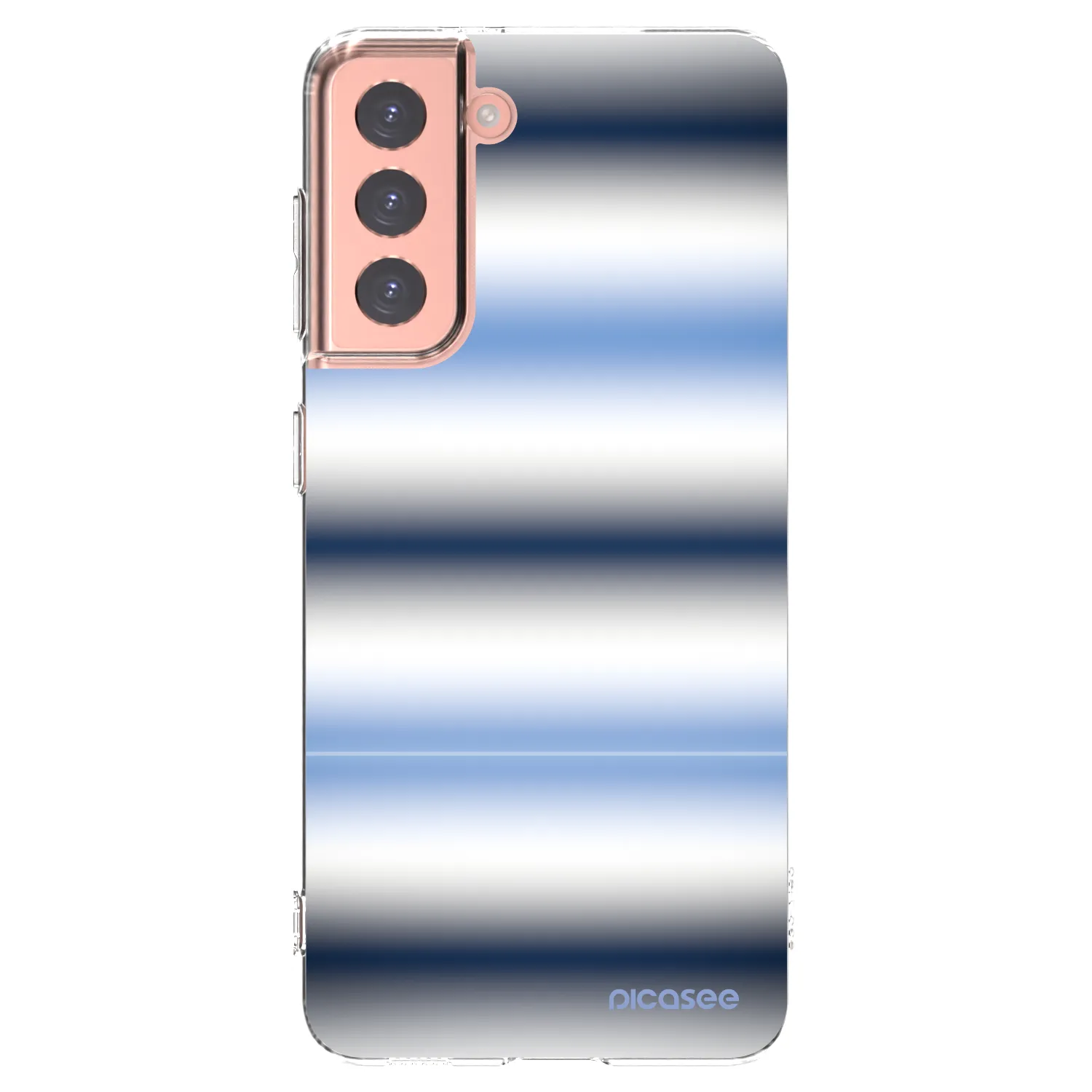 Picasee silikonski prozorni ovitek za Samsung Galaxy S21 5G G991B - Static Lines