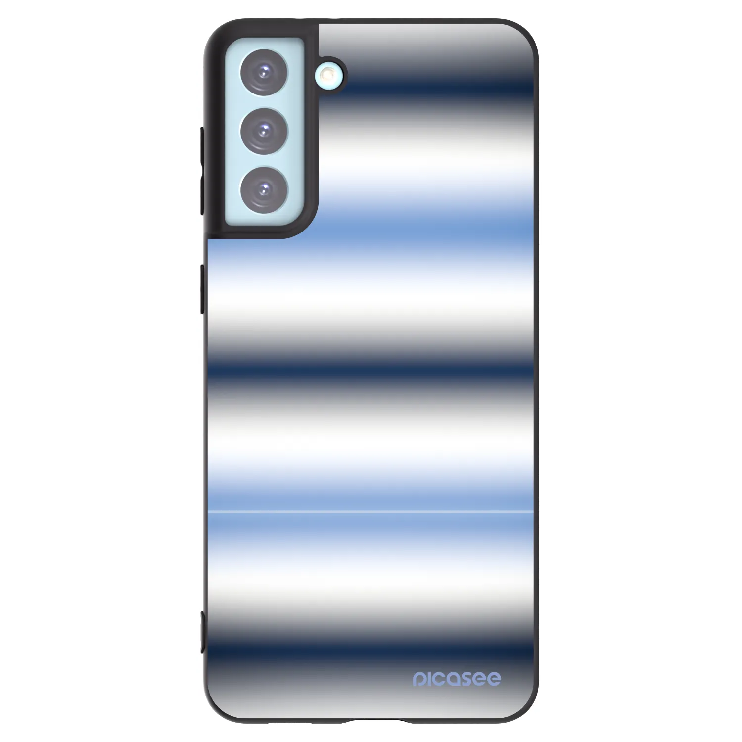 Picasee silikonski črni ovitek za Samsung Galaxy S21+ 5G G996F - Static Lines