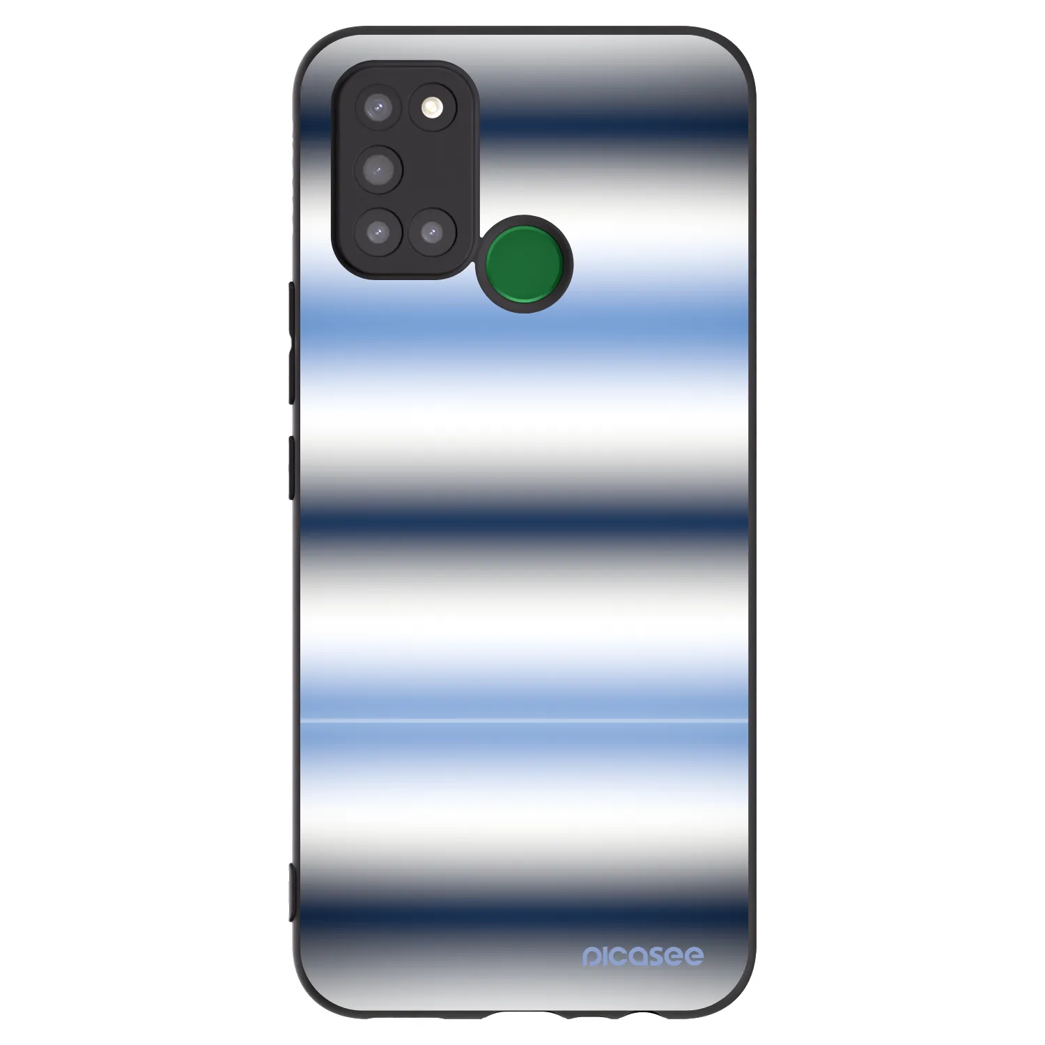 Picasee silikonski črni ovitek za Realme 7i - Static Lines